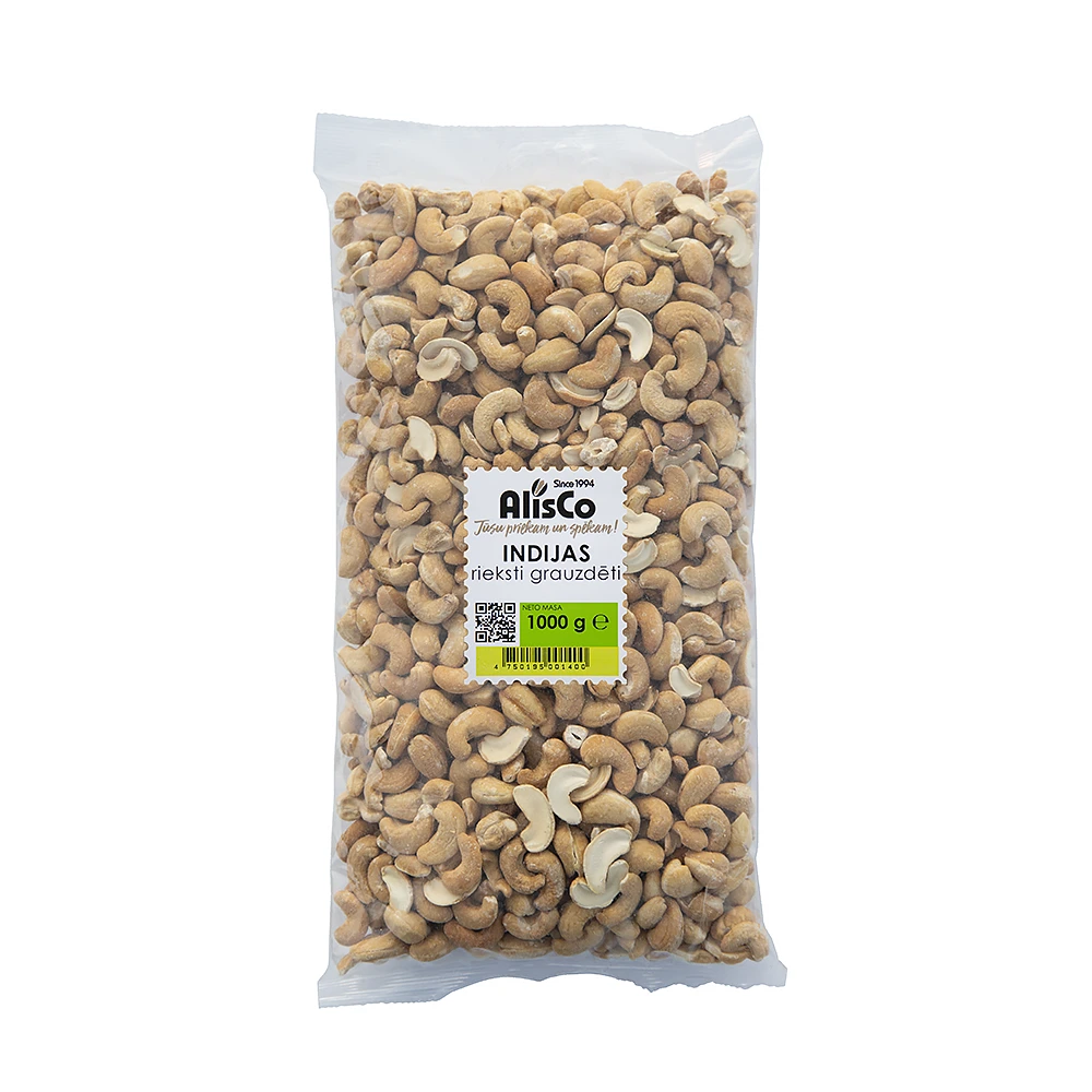 uc Indijas rieksti grauzdēti 1kg